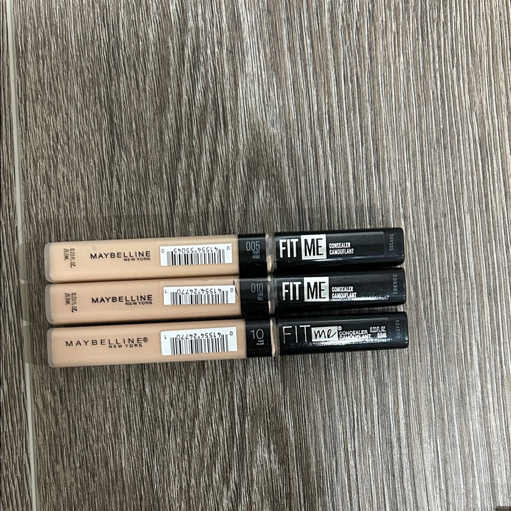 3X Maybelline Fit Me Concealer Set #005/010